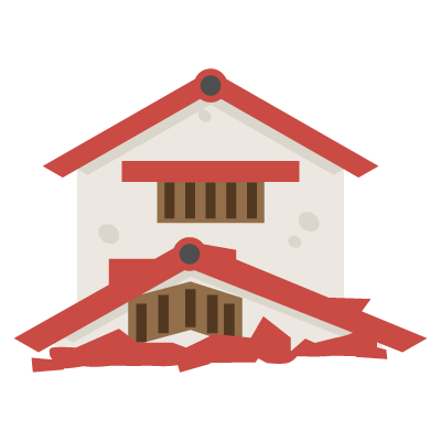 老朽化による倒壊・事故の危険性