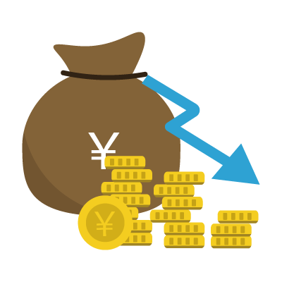 資産価値の減少