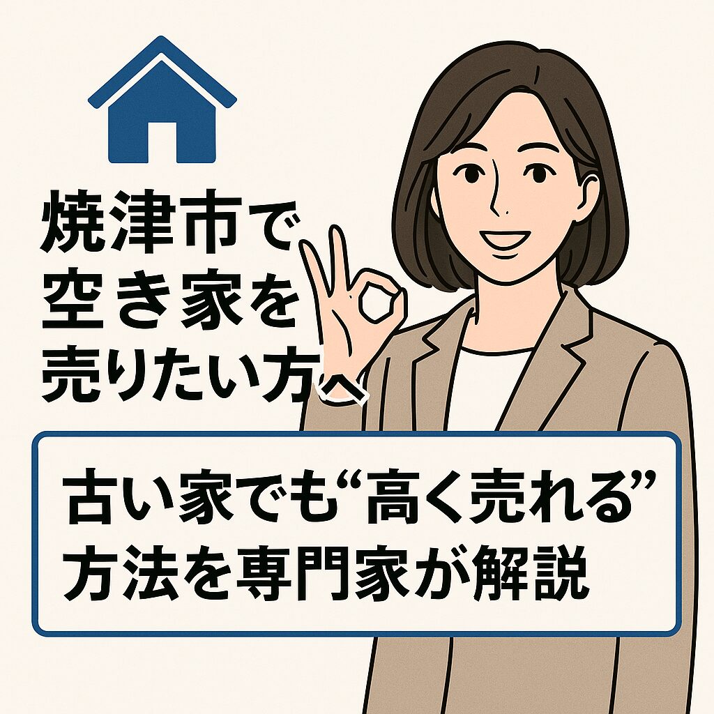 焼津市で空き家を売りたい方へ｜古い家でも“高く売れる”方法を専門家が解説