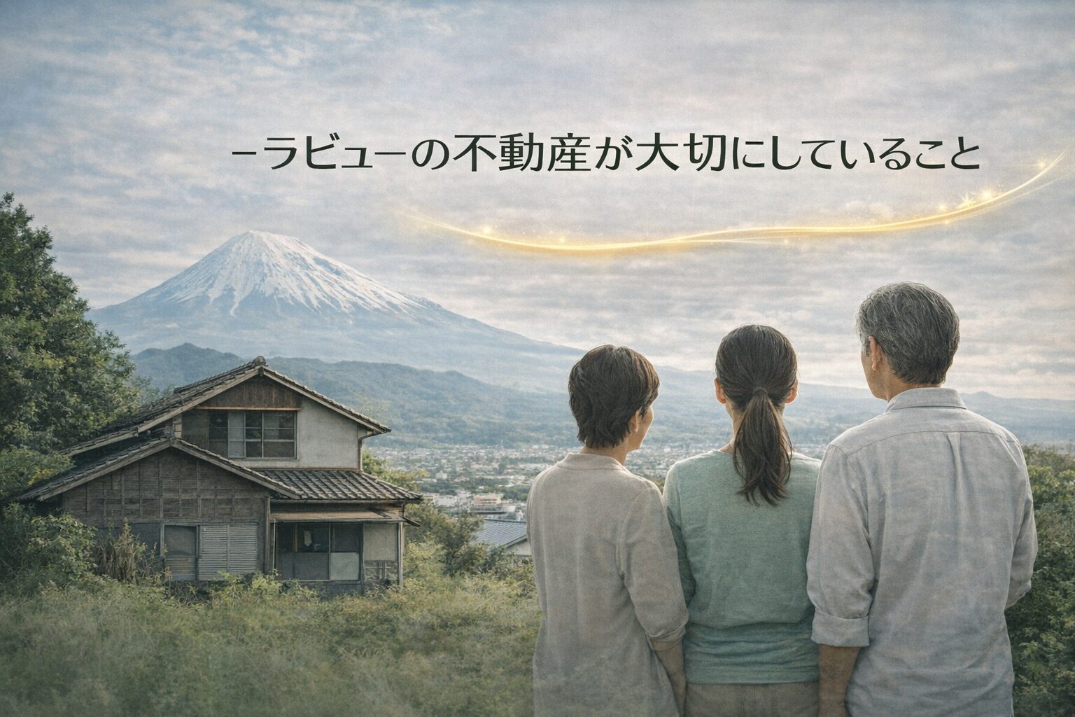 静岡の空き家買取・不動産買取を考える前に知っておきたいこと｜ラビューの不動産の考え方