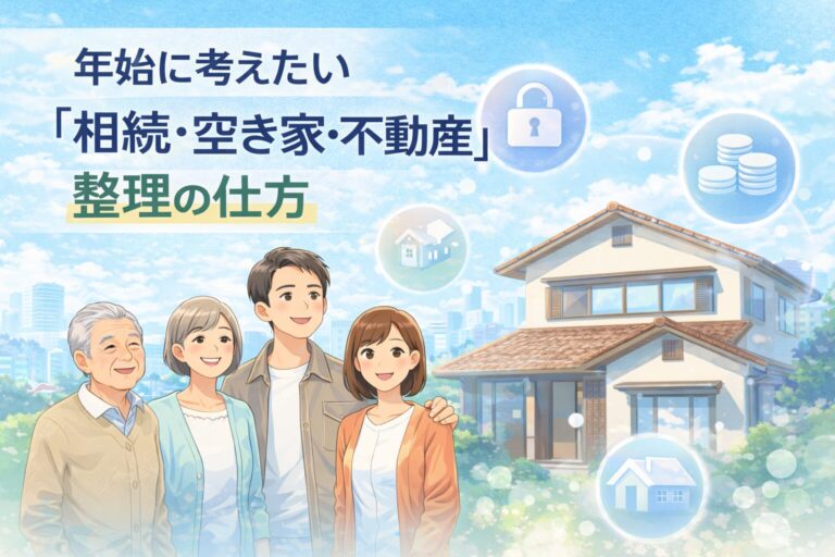 年始に考えたい　「相続・空き家・不動産」の整理の仕方